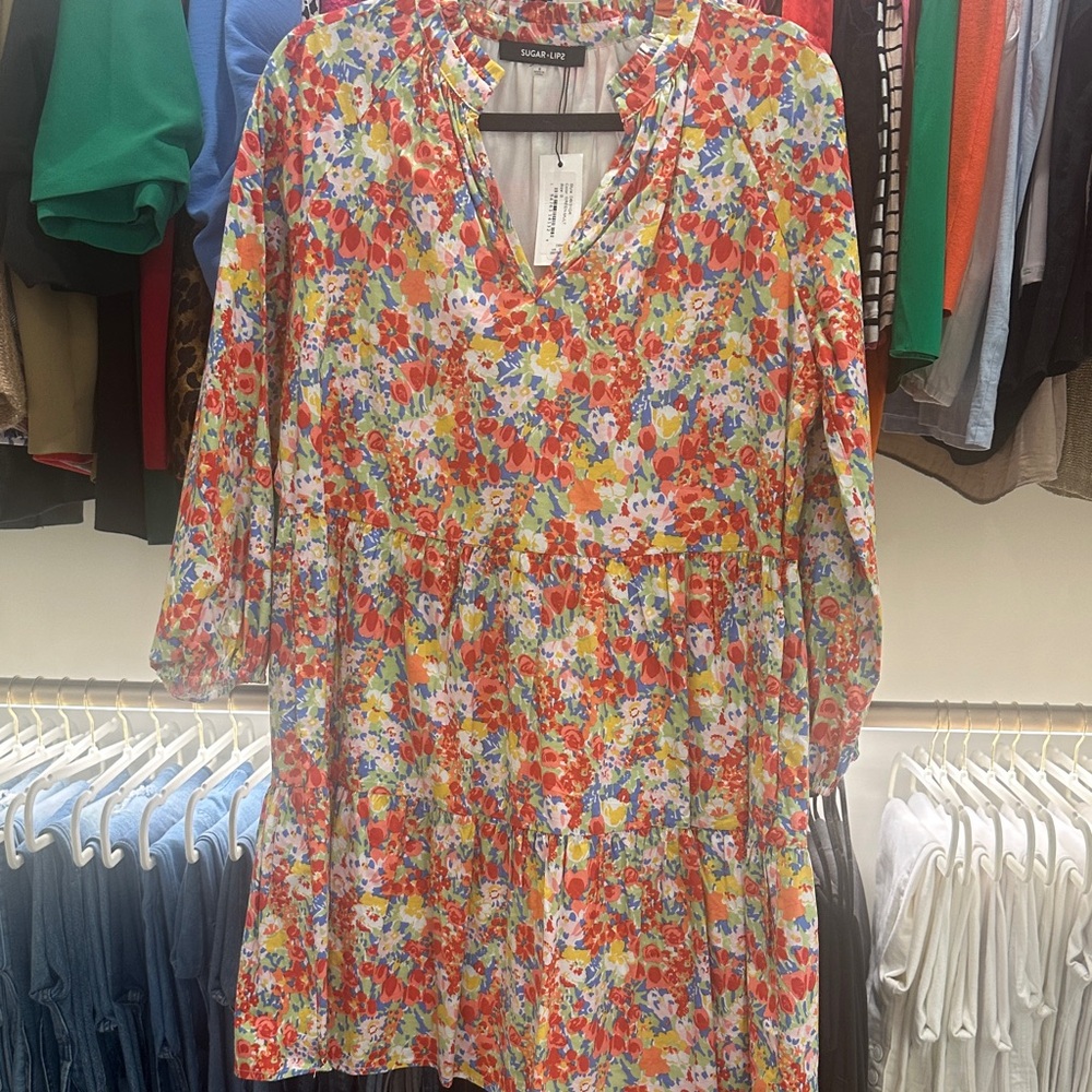 Sugarlips Floral Multicolor Dress
